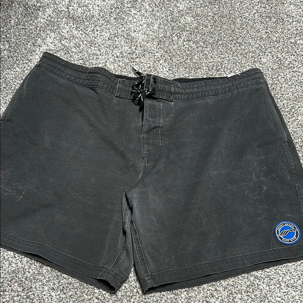 Dewey Beach surf shop Black Swim Shorts